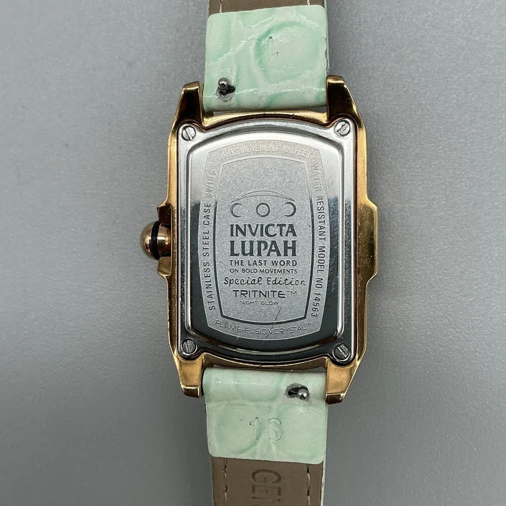 Invicta Lupah Womens Watch 29mm White Dial Special Edition Heart New Battery